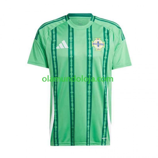 Camisola Irlanda do Norte Homem Equipamento Primeiro 2024 Manga Curta